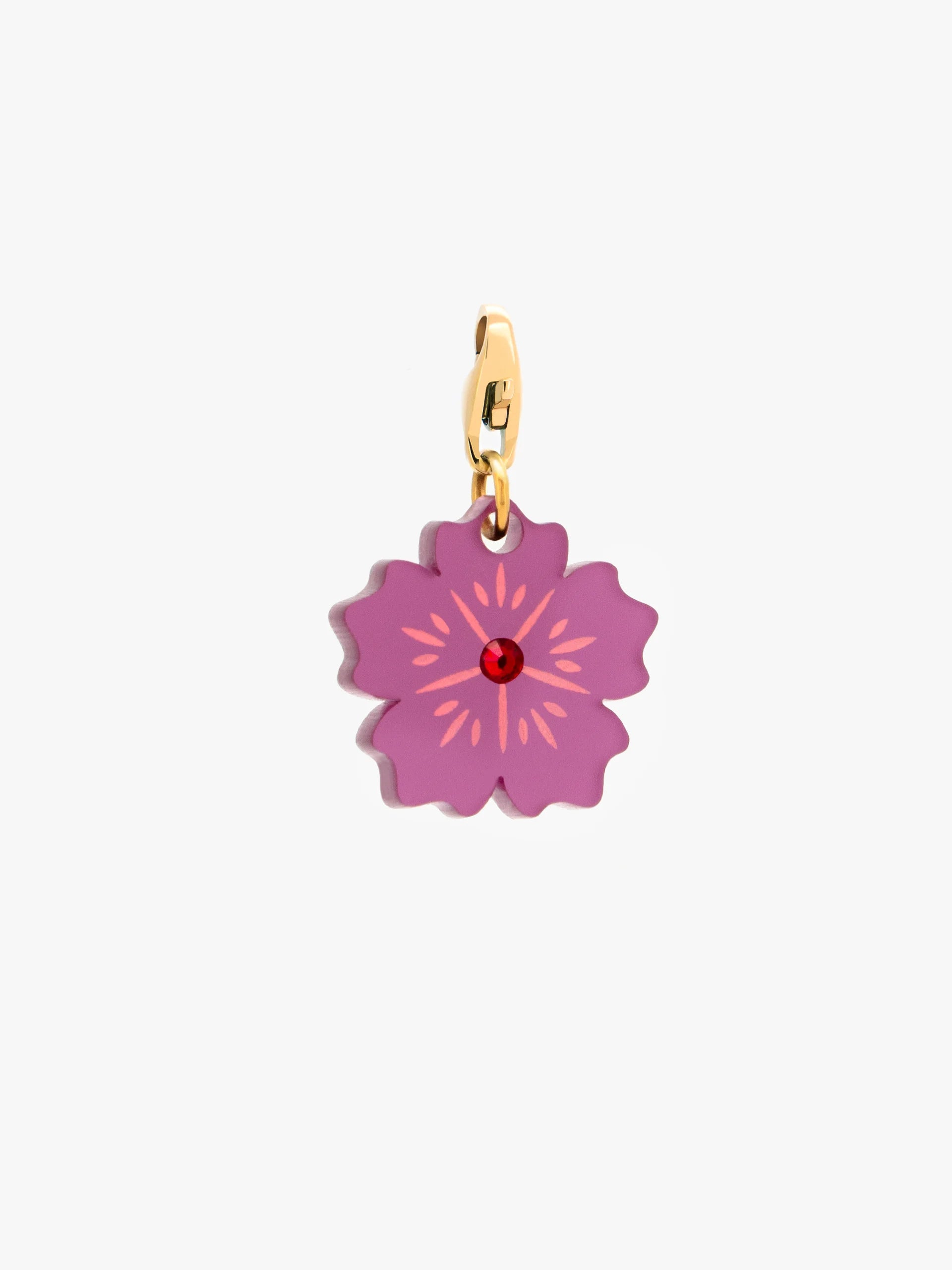 Purple Hibiscus Charm