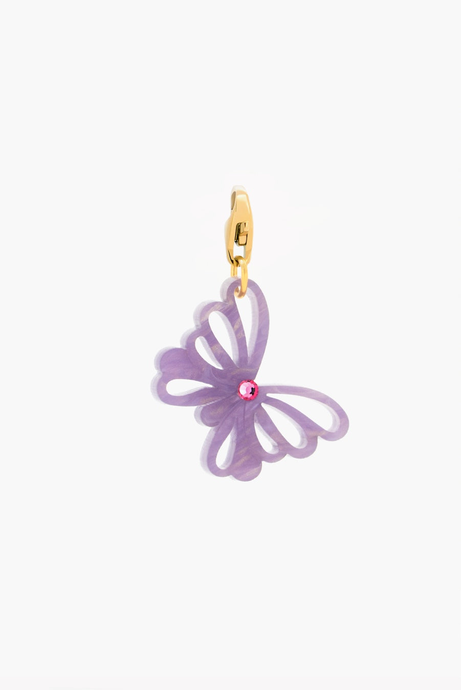 Mariposa Violeta Charm