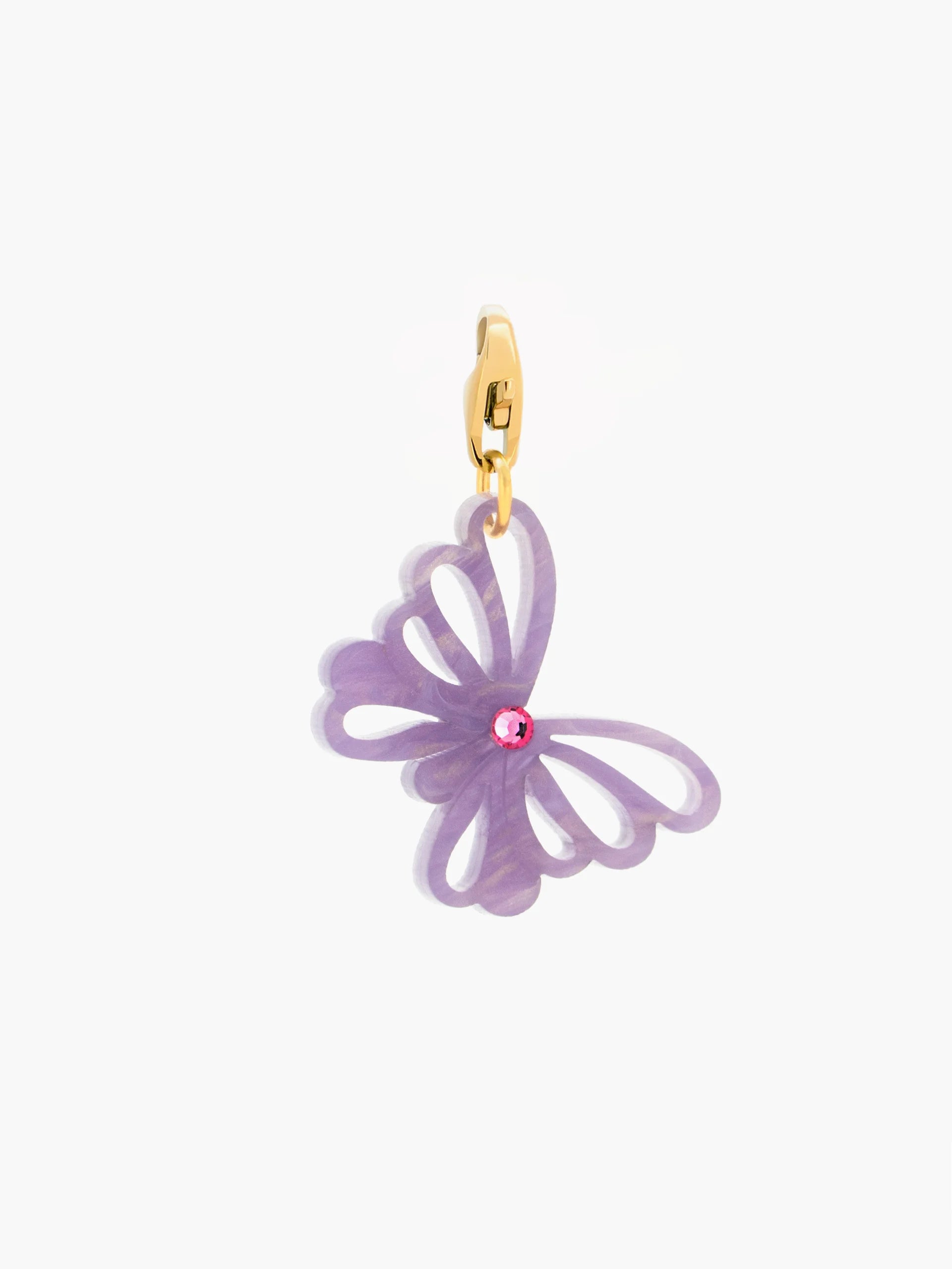 Violet Butterfly Charm