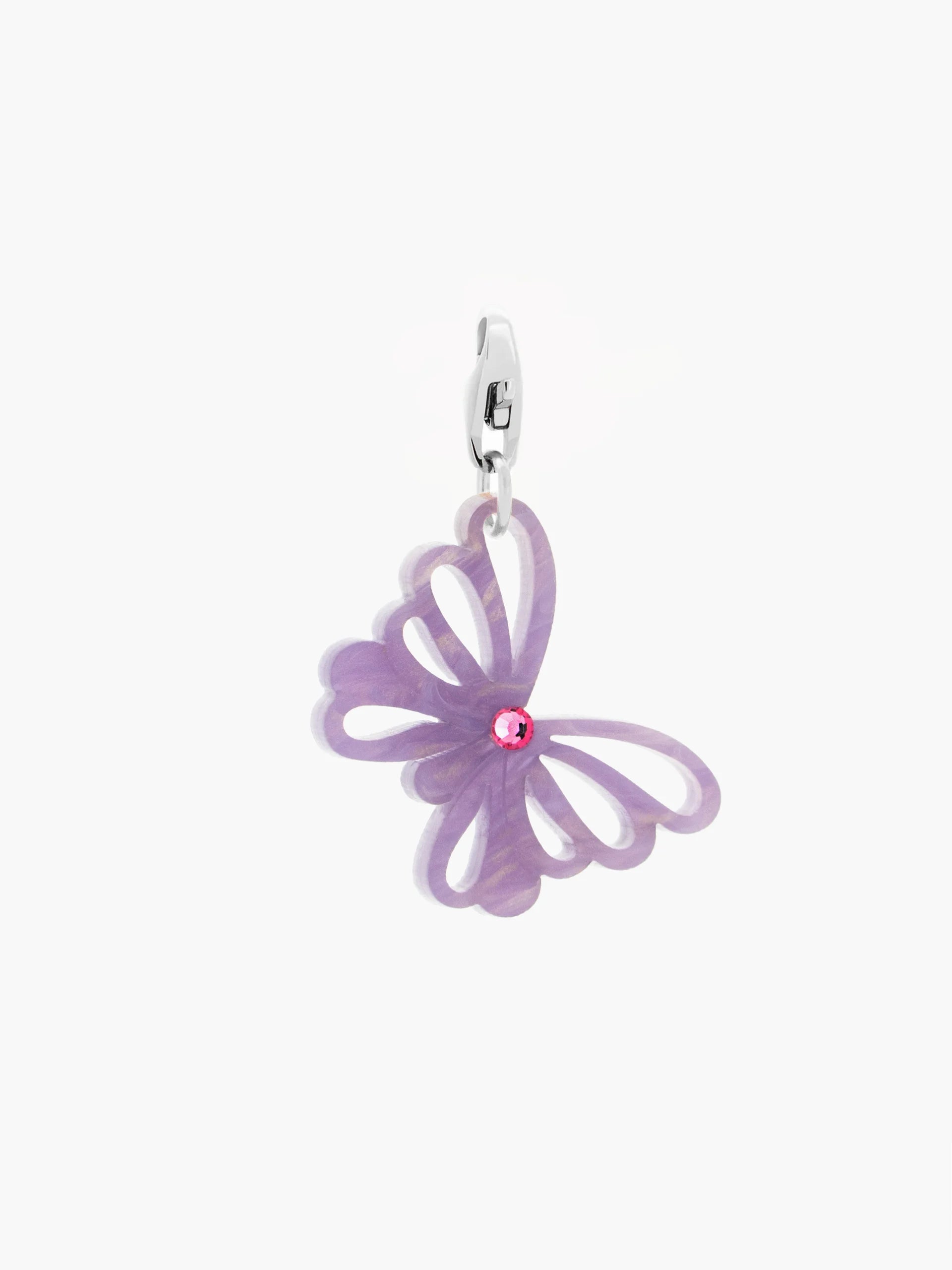 Violet Butterfly Charm