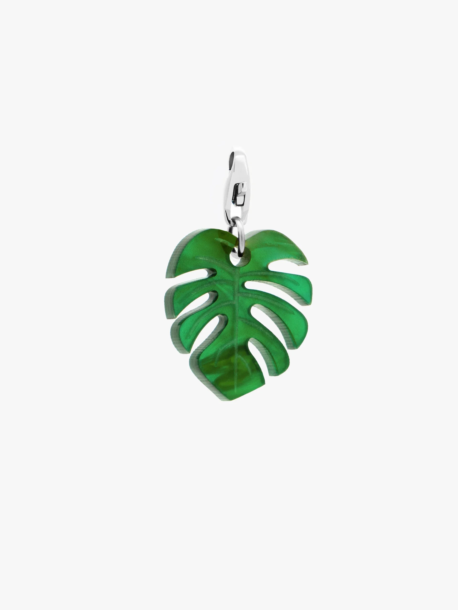 Monstera Leaf Charm