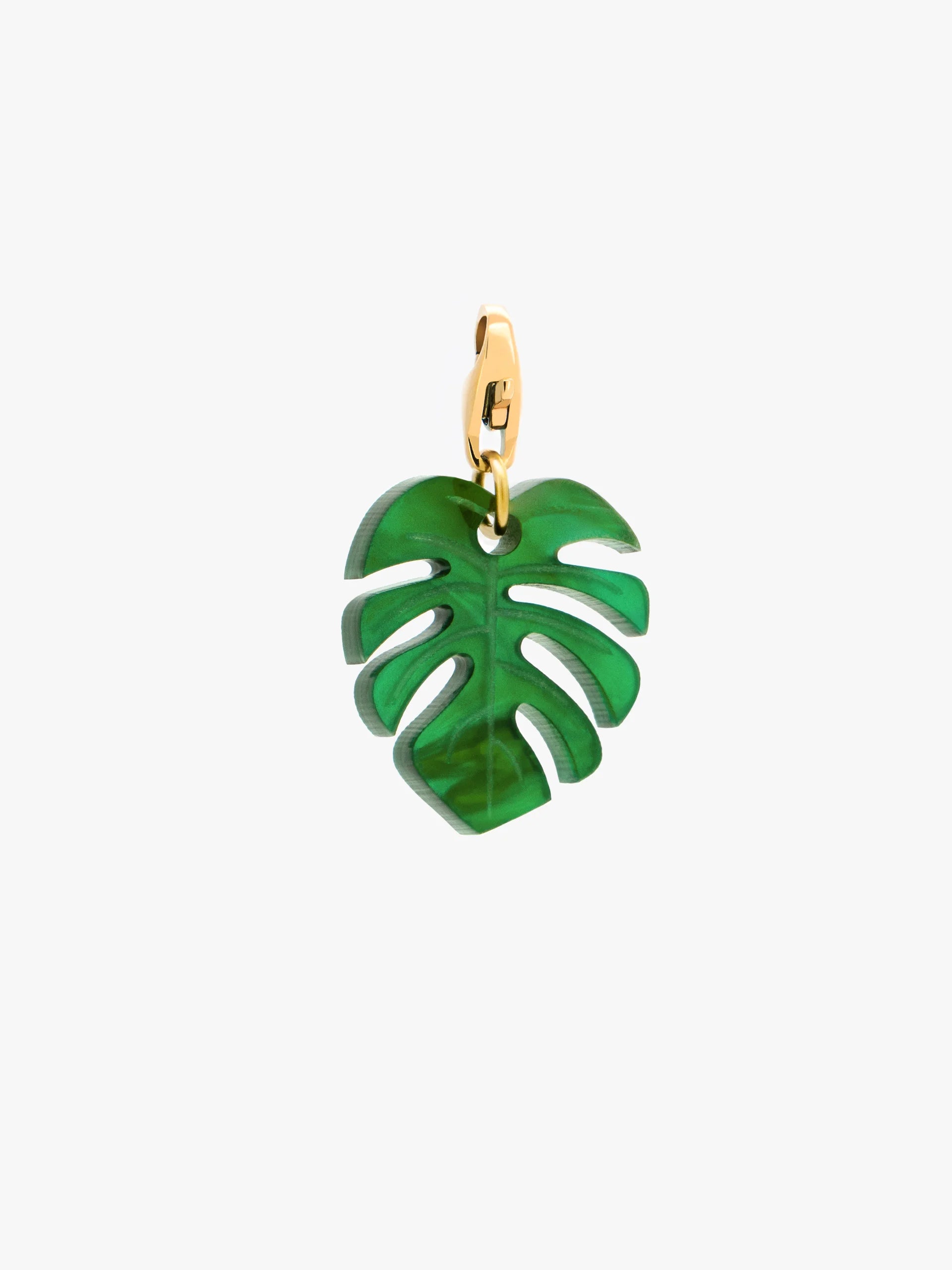 Monstera Leaf Charm