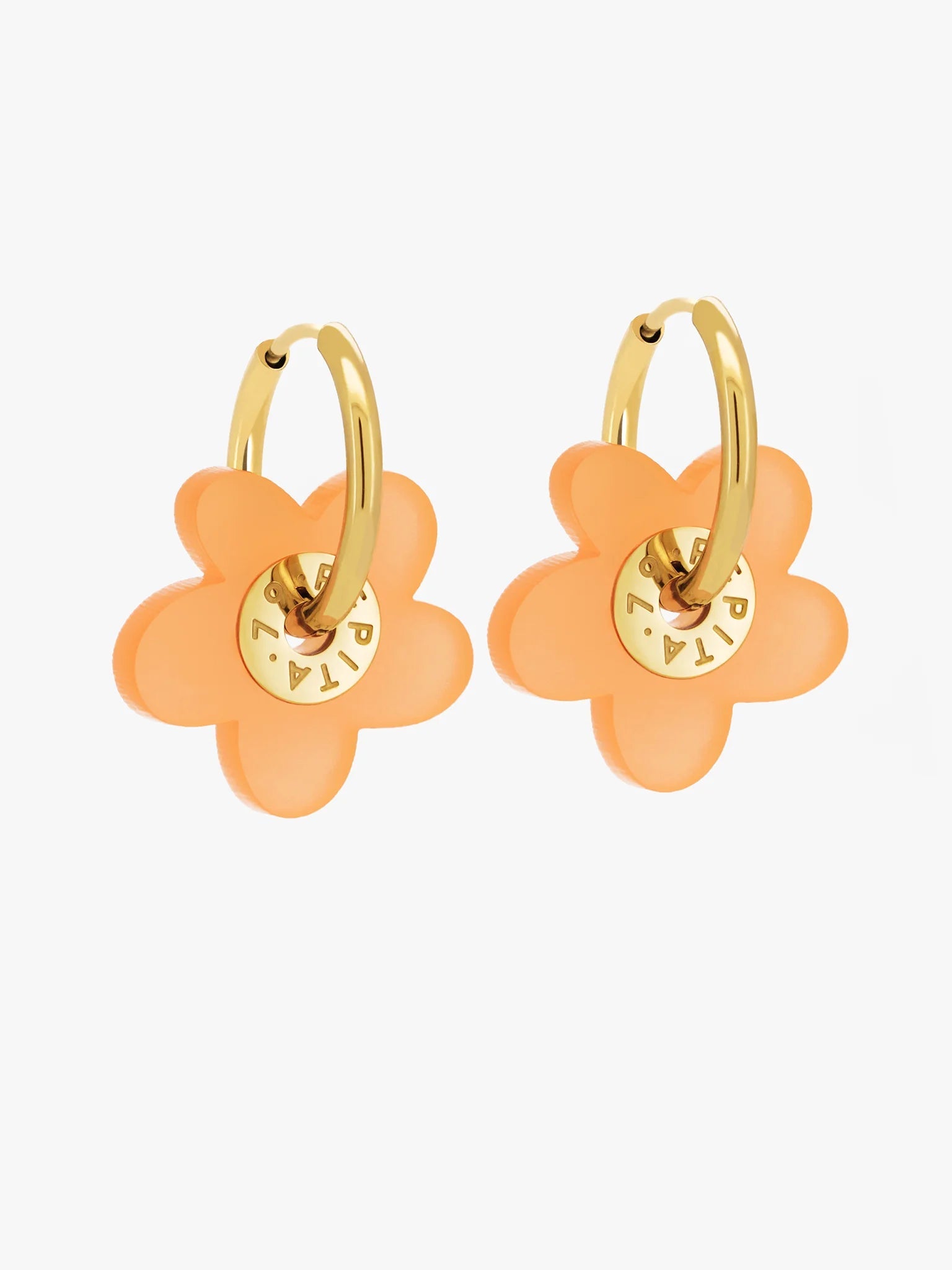 Floritos Gummy Naranja Pendientes - Pepita 79